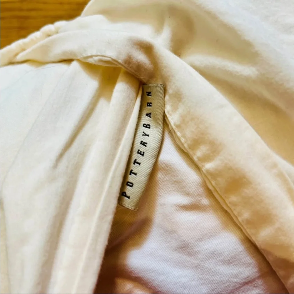 Pottery Barn Off White 3 Pillow Shams